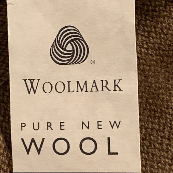 NWT 1997 Lauren Ralph Lauren 💯% lambswool lined woolmark midi skirt houndstooth - Picture 5 of 11